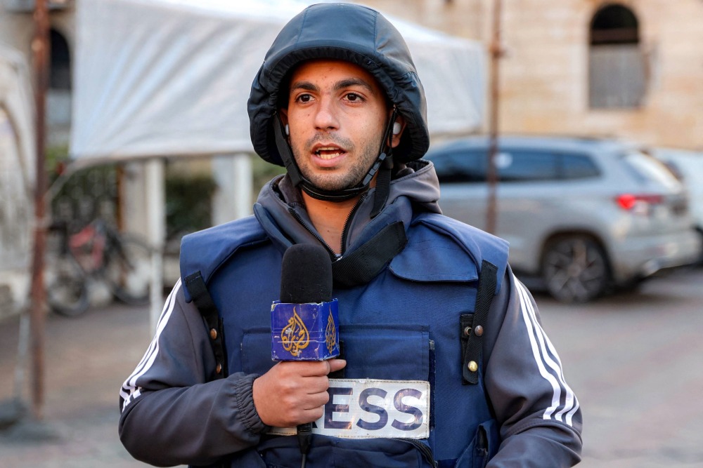Credit: AFP: Al Jazeera correspondent Anas al-Sharif was one of the victims of the Israeli attack